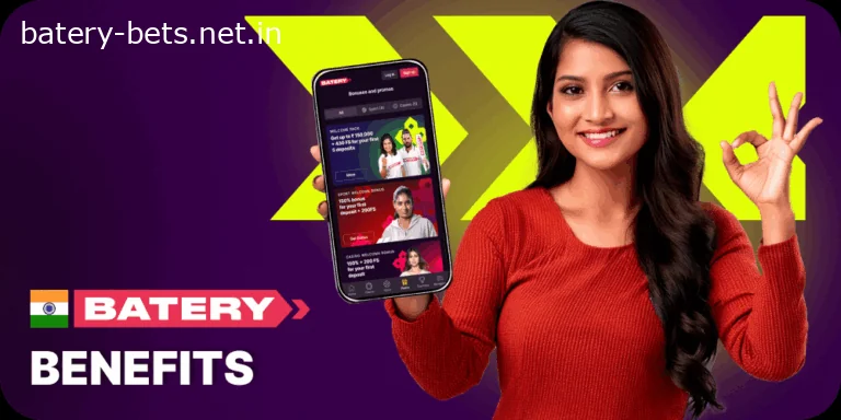 Batery Casino advantages for Indians